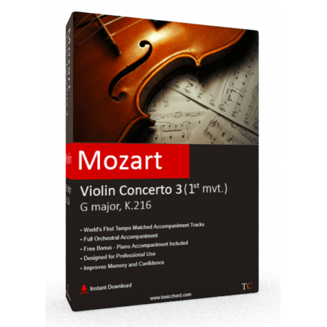 Mozart Violin Concerto No.3 1st mvt. Accompaniment