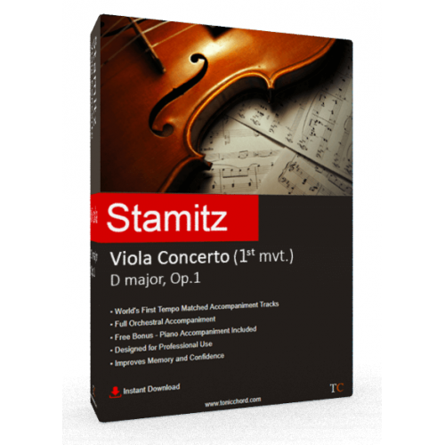 Stamitz Viola Concerto (1st mvt.) Accompaniment
