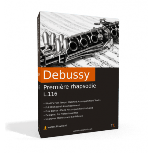 DEBUSSY - Première Rhapsodie Accompaniment