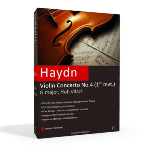 HAYDN - Violin Concerto No.4 1st mvt. Accompaniment