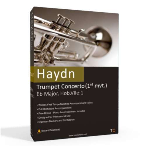 Haydn - Trumpet Concerto in Eb Major 1st mvt. Accompaniment